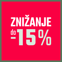 ZNIŽANO do -15% ZNIŽANO do -15%